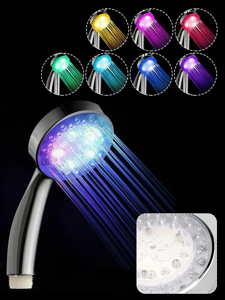 LuxGlow LED Shower Head